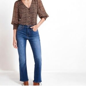 Madewell Cali Demo Boot Blue Denim Jeans Size 25